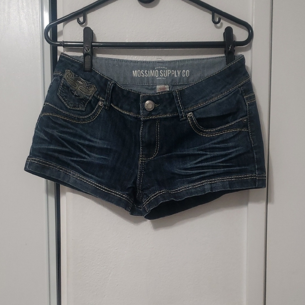 Mossimo Supply Co. Women's Jean Shorts - Deep Blue